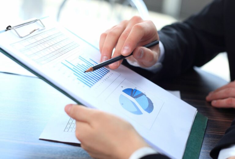 Business professionals in a consulting meeting